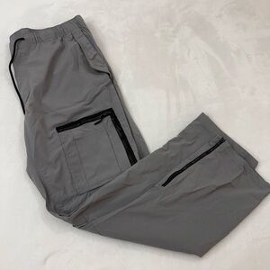 H&M Gray Cargo Jogger Pants - Lightweight Utility Style- Men’s XL